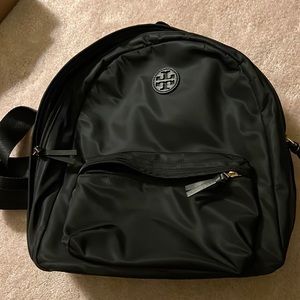 Black Nylon Tory Burch Backpack
